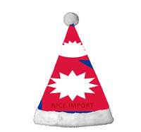 Meistverkaufte Mongolei-Flagge Weihnachtsmützen Komfortable Plüsch-Weihnachtsmützen für Erwachsene Neujahrs-Festliche Party-Kopfbedeckung