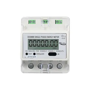 Sub meter Single phase two wire DIN RAIL electricity kWh energy meter