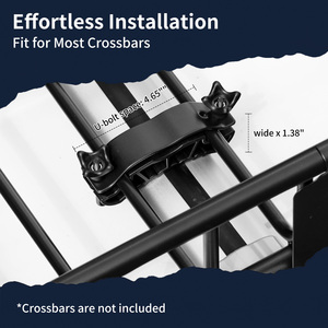 SUV <span class=keywords><strong>Camion</strong></span> Voiture Van Universel Heavy Duty Véhicule Toit Cargo Basket pour Camping Road trip Voyage Déménagement - Product Image 4