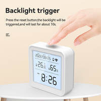 Minco Heat Tuya WIFI/Zigbee/Bluetooth Capteur d'humidité de la température Hygromètre Thermomètre Fonctionne avec Alexa Google Assistant