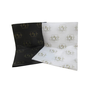 Feuille d'or personnalisé imprimé papier de soie d'emballage pour chaussures vêtements - Product Image 6