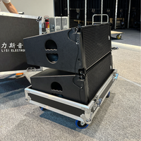Haut-parleur passif double 10 pouces LS3 Line Array Série LA Mono 700W/500W XLR/Speakon Garantie 3 ans Coque en bois Montage polyvalent