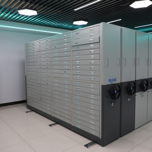 Cajón de llaves Compacto personalizado, armarios de vales de archivo con manivela manual, armarios de material de archivo móvil inteligente para uso escolar - Product Image 2