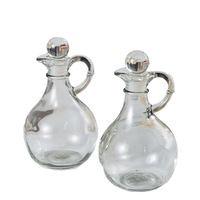 Persediaan Dapur Botol Cuka Minyak Kaca Botol Bumbu Anti Bocor Pot Minyak Transparan Botol Cuka Kecap