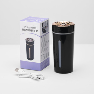 Mini <span class=keywords><strong>umidificatore</strong></span> ad ultrasuoni luce notturna a LED colorata portatile da tavolo USB diffusore Aroma 270ml fragranza <span class=keywords><strong>umidificatore</strong></span> <span class=keywords><strong>per</strong></span> auto - Product Image 5