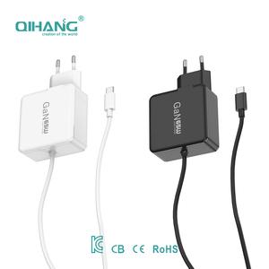 Cargador de Viaje GaN de 65W con Cable Integrado: Carga Rápida PPS para MacBook, iPhone, <span class=keywords><strong>Samsung</strong></span> - Product Image 3