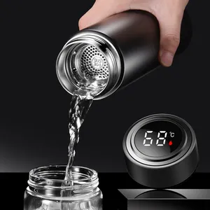 Smart Water Bottle To Drink Water Stainless Steel Water Bottle Led Temperature Display Vacuum Flasks Termos