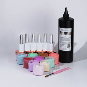 Factory Dip Powder Complete Kit 3 en 1 Manicure & Nail Art 15ml Gel & Acrylic Dip Polish Color <span class=keywords><strong>Set</strong></span> - Product Image 1
