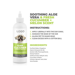 Limpiador de orejas para perros y gatos, desodorante de cera con Etiqueta Privada, aroma suave y otica - Product Image 3