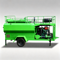 Hydroseeder 6000L avec canon de pulvérisation de 20 mètres pour l'ensemencement des autoroutes et la protection des talus