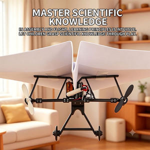 Componentes de Potencia para Avión de Papel con Control Remoto Antiinterferencias de 2.4G, Avión Modelo Experimental para Estudiantes con Doble Motor - Product Image 4