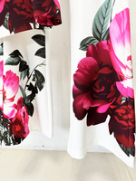 Ensemble deux pièces pour femmes Ocstrade, imprimé floral blanc, blazer à revers, pantalon évasé taille haute, ensemble élégant deux pièces, vêtements pour femmes