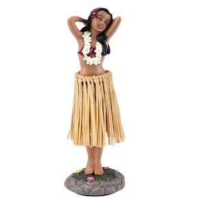 <span class=keywords><strong>Hawaii</strong></span> Hula cô gái bức tượng bobbleheads cho điều khiển Bảng điều khiển trang trí kích thước trung bình 6.3 "nhảy cao Hula Cô Gái Búp Bê Bảng điều khiển - Product Image 1