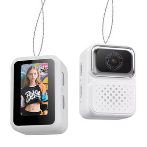 4K WiFi Necklace <b>Mini</b> <b>Camera</b> 1.47 Inch Screen IP67 Waterproof Magnetic Lanyard Wearable POV Video Recorder Support MicroSD Card - Product Image 1