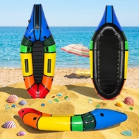 Packraft Frontier gonflable ultraléger en TPU PVC auto-vidangeant pour la dérive, capacité 1-2 personnes, usine OEM Chine