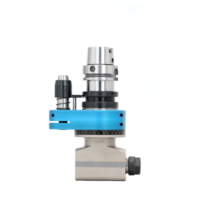 WEDN 90 HSK63A CNC Tête d'angle ER AG90 ER20 50 pour fraisage latéral, perçage et fraisage de précision, Garantie 1 an