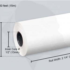 Papel Térmico 80x80 mm Rollos Térmicos Impresora Térmica 100% Pulpa de Madera Papel de Color Blanco para Caja Registradora Papel Térmico - Product Image 2