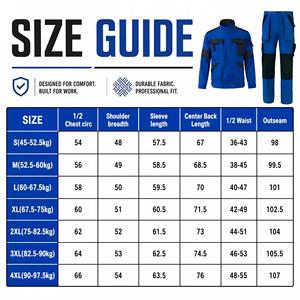 SINO-SAFE Working <strong>Clothes</strong> Men's Cotton <strong>Work</strong> Jackets <strong>Work</strong> Pants Engineers <strong>Work</strong> Suits With Multiple Pockets - Product Image 5
