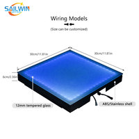 Super Grid Jumping Amusement Park Activate Game LED Dance Floor Jeux interactifs pour enfants et adultes