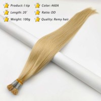 Fasimei 100% Remy Hair I V U Flat Tip Double Drawn Extensions de cheveux humains de haute qualité