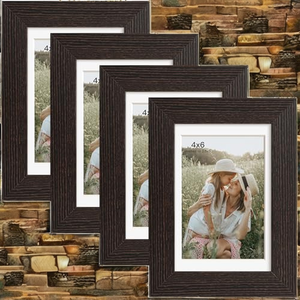 10 PIÈCES/LOT Cadre en bois MDF vierge pour sublimation, impression par transfert thermique 6 couleurs, porte-affiche et porte-cartes pour anniversaire et dents de lait - Product Image 2