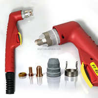 PT80 Plasma Cutting Torch Tip Nozzle Electrode Stand-off Retaining-cap Swirl-ring Plasma Cutting Flashlight Kit PT-80 IPT-80