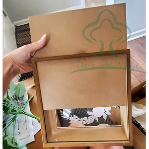 Caja de Madera para Tarjetas de Boda, Caja de Almacenamiento de Tarjetas para Recepción, Decoraciones de Boda para Fiesta de Recepción, Cumpleaños, Caja de Regalos de Boda - Product Image 2