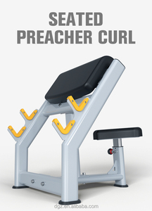 Banc de musculation pour curls, facile à nettoyer, résistant à la transpiration et à l'eau, vente en gros, faible MOQ, équipement de fitness commercial pour l'entraînement des biceps et des bras - Product Image 4