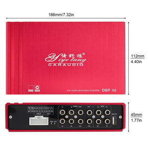 Hệ thống âm thanh xe hơi 2 kênh với Bộ khuếch đại DSP và Bộ cân bằng lớp AB làm bằng nhôm có sự kết hợp chéo - Product Image 3