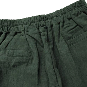 <span class=keywords><strong>Pantalon</strong></span> de plage d'été pour <span class=keywords><strong>femme</strong></span> 100% <span class=keywords><strong>lin</strong></span>, coupe bootcut, <span class=keywords><strong>taille</strong></span> haute, cordon de serrage, décontracté, <span class=keywords><strong>blanc</strong></span>, longueur intégrale, vente en gros ODM - Product Image 3
