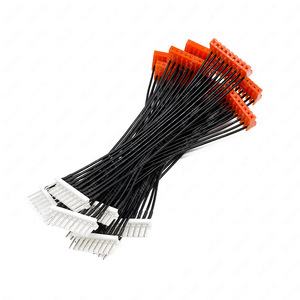 9P 20awg 9-Core Quick Disconnect <b>Terminal</b> Wire Pure Copper Orange Crimp Connector for Electronics - Product Image 3