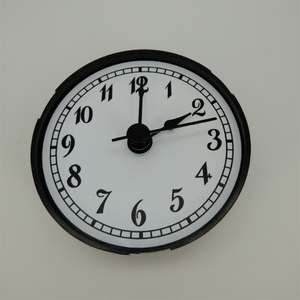 Nero 70MM inserti orologio di alta qualità romana arabo numero batteria al quarzo orologio da parete inserto oro - Product Image 3