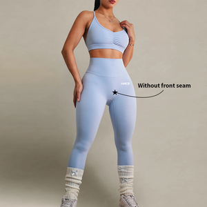 Quần legging tập luyện chữ V cao cấp OEM, chất lượng cao, tùy chỉnh, size XXL, chất liệu Nylon/Spandex, nâng mông, dành cho nữ tập gym, thể dục - Product Image 4