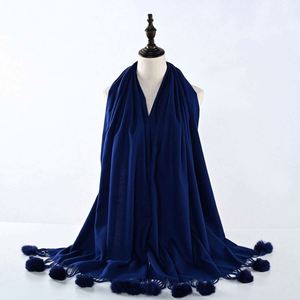 Chales y Bufandas Largos de Microfibra de Color Sólido para Invierno, Ecológicos, Antimicrobianos, para Mujer, Bufanda de Pashmina Elegante - Product Image 6