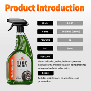 Pulido de Neumáticos para Detallado de Autos - Elimina Eficientemente el Polvo de Frenos y la Grasa, Restaura el Acabado Negro Mate/Brillante - Product Image 3