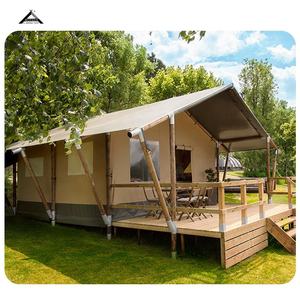 Tente de luxe en <span class=keywords><strong>bois</strong></span> pour glamping, tente de safari imperméable pour l'extérieur avec <span class=keywords><strong>terrasse</strong></span>, taille personnalisée, tente de glamping de luxe sauvage - Product Image 2