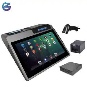 ZCS Z100 58/80mm Thermo drucker Original Factory 10,1 Zoll Desktop POS neue Pos-Maschine mit QR/Barcode-Scanner