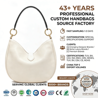 Tas Selempang Kulit PU Krim Mewah Elegan Minimalis Trendi Kantor Kasual Harian Chic Wanita Dompet Tas Tangan OEM Kustom