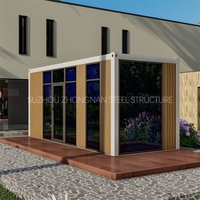 Maison conteneur modulaire préfabriquée à assemblage personnalisé en usine petite petite maison préfabriquée