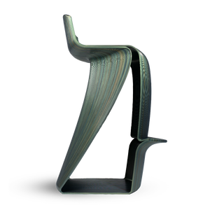 Taburete alto con estampado 3D de diseño italiano-Producto de MDF y PLA de lujo de Palermo con características extraíbles y de almacenamiento para uso en dormitorio al aire libre - Product Image 3