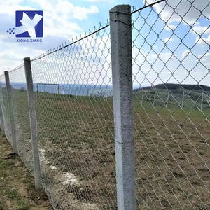 Clôture en treillis galvanisé de 2,4 m de haut avec bord torsadé <span class=keywords><strong>simple</strong></span>, idéale pour jardin et ferme - Product Image 1