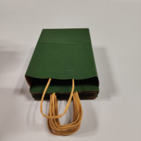 Sacs en papier kraft brun recyclé pour la livraison de café et de nourriture à emporter, sacs d'emballage personnalisés pour l'épicerie et les courses
