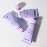 Tubes cosmétiques de luxe personnalisés avec rapports de matériaux, emballage de tubes pour lotion de soin, bouchon en plastique, tube de crème pour les mains au toucher doux