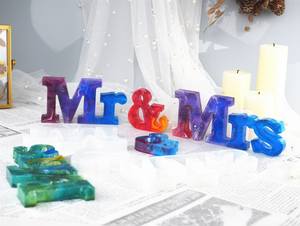 แม่พิมพ์ซิลิโคนกระจก H005แบบ <span class=keywords><strong>DIY</strong></span> แม่พิมพ์กาวเรซินแบบหยดคริสตัลเครื่องประดับตัวอักษรทำแม่พิมพ์คำภาษาอังกฤษ - Product Image 3