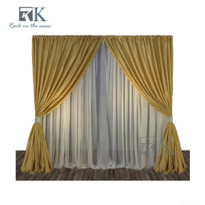 ฉากหลังผ้าม่านแบบดรอปหรูหราพร้อมขาตั้งสำหรับงานแต่งงาน - Product Image 2