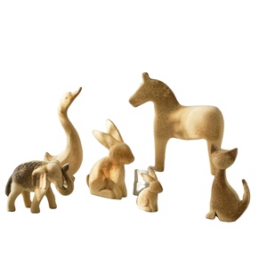 Materiales de Madera para Pintar, Figuras de Animales Lindas, Decoraciones para el Hogar y Escritorio, Blancas, Originales, en Bruto - Product Image 1