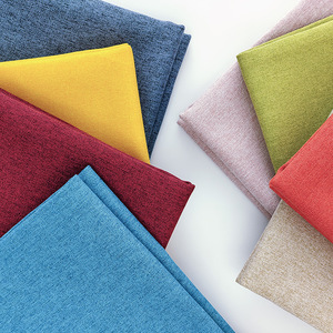 Decor Brushed Linen Upholstery <b>Fabric</b> For Sofa Cushion Cover Pillow Tablecloth Soft Pack Project Cloth - Product Image 1