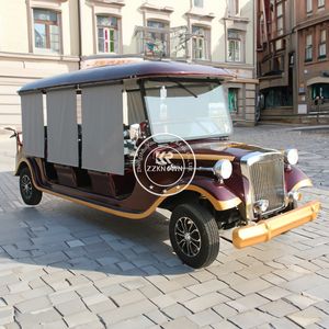 Coche Clásico Eléctrico Vintage de 2025 a Buen Precio, de Fibra de Vidrio y Aluminio, para Servicio de Alimentos, en Venta - Product Image 3