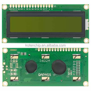 Module LCD 5V 1602 Écran bleu/jaune Écran vert Affichage LCD 16x2 caractères Interface PCF8574 IIC I2C 5V - Product Image 2