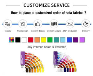 Forro de tela de tapicería liso ligero tejido de poliéster 100% personalizado para almohadas - Product Image 4